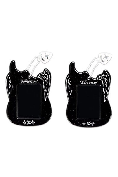 Choice حامل بطاقة صور بتصميم Kpop Gita باللون الأسود، قطعتان، مقاس 3 بوصات، ح...