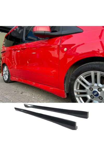 AkmTuning Ford Courier Yan Marşpiyel Seti Plastik 2 Adet Mat Siyah 2014 ve üzeri