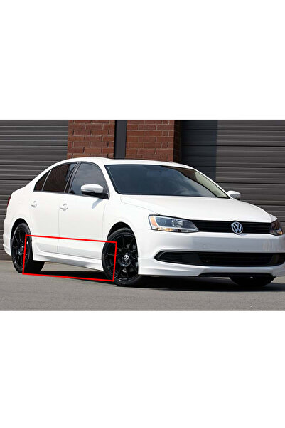 AkmTuning Vw Jetta Mk6 R Line Yan Marşpiyel Seti Plastik 2 Adet Mat Siyah 2010-2018
