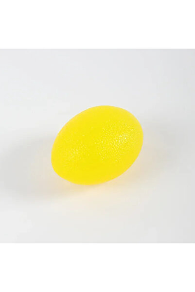 Choice كرة قبضة يد من السيليكون الأصفر على شكل بيضة للرجال والنساء في صالة الألعاب الرياضية واللياقة البدنية وتمارين الأصابع الثقيلة وتقوية العضلات