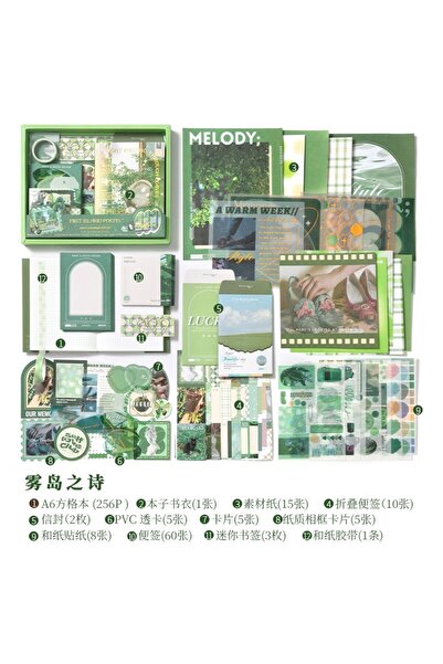 Choice g Yoofun 155pcs/box Scrapbooking Collage Junk Journal Decoration Gift ...