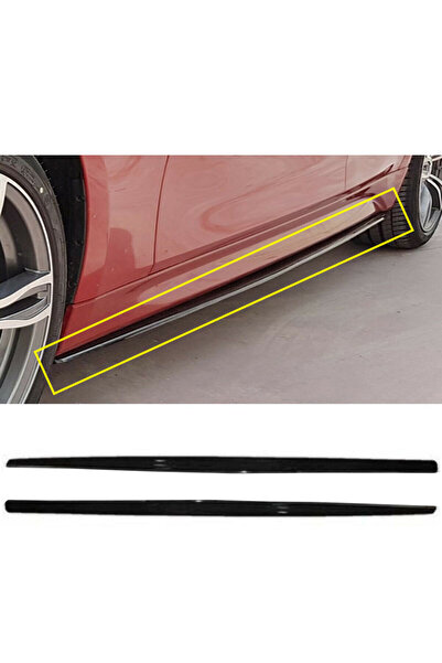 AkmTuning Bmw F30 Düz Marşpiyel Lipi Parlak Siyah Tam Uyumlu Abs Plastik