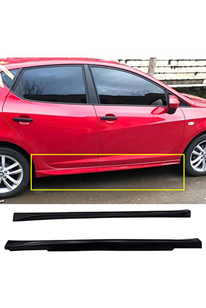 AkmTuning Seat İbiza Mk4 Aero Yan Marşpiyel Seti Plastik 2 Adet Mat Siyah 200...
