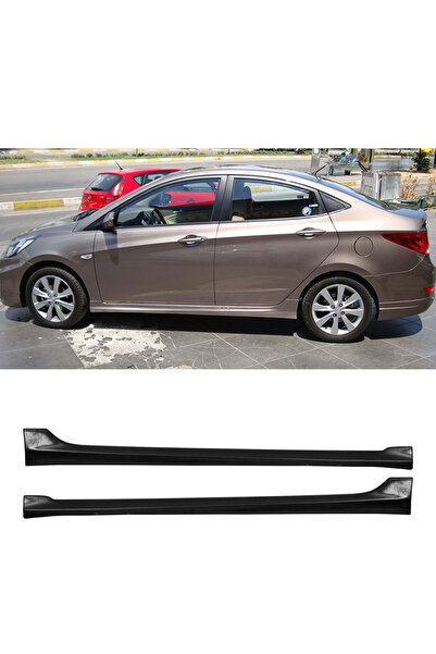 AkmTuning Hyundai Accent Blue Yan Marşpiyel Seti Plastik 2 Adet Mat Siyah 201...