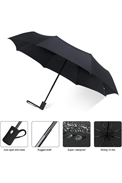 Kuzey FULL OTOMATİK 8 TELLİ KIRILMAZ PASLANMAZ FİBER TELLİ OTOMATİK ŞEMSİYE