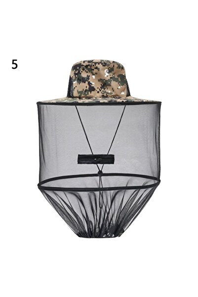 Choice 5 قبعة ناموسية مع شبكة مخفية طاردة للحشرات وحماية من النحل للرجال والن...