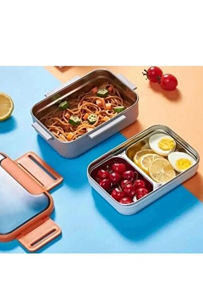 Vagonlife 3 Compartment Steel Storage Container 1200 ml Bl20182