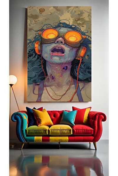 özkacar SCHIMBĂTOR DE DESEN MODERN V1 Tablou pe pânză pentru decorarea casei,...