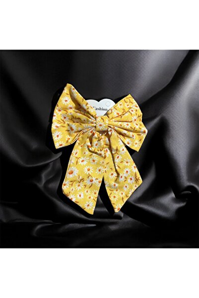 Store Daisy Patterned Fabric Automatic Bow Buckle