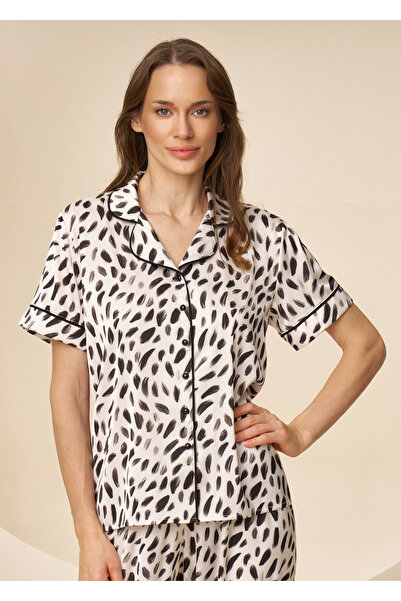 CAROLINE Baby Collar Satin Pajama Set