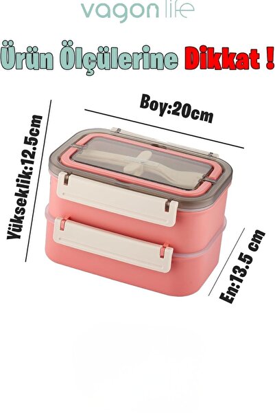 Vagonlife 3 Compartment Steel Storage Container 1600 ml Bl2221-2