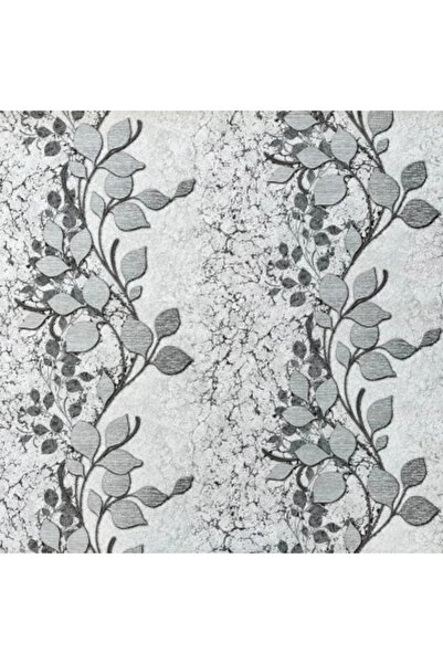 MallDeco Tapet din vinil pentru dormitor, gri, model Vivien