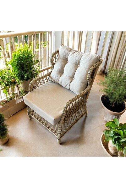 Sun Patio Luna Latte 2+1+1 Balkon Takımı