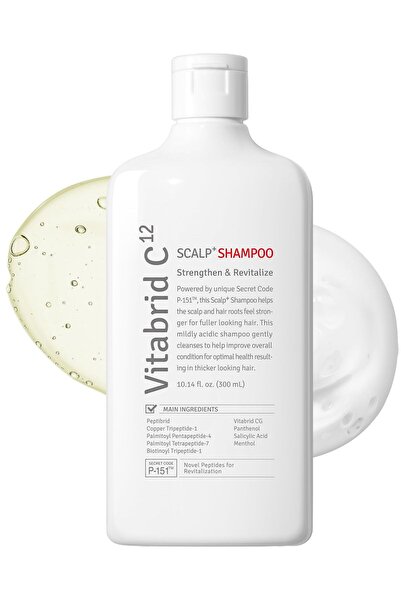 Vitamin شامبو لفروة الرأس لمنع هرمون DHT وتخفيف تساقط الشعر - مرطب ومقاوم للش...