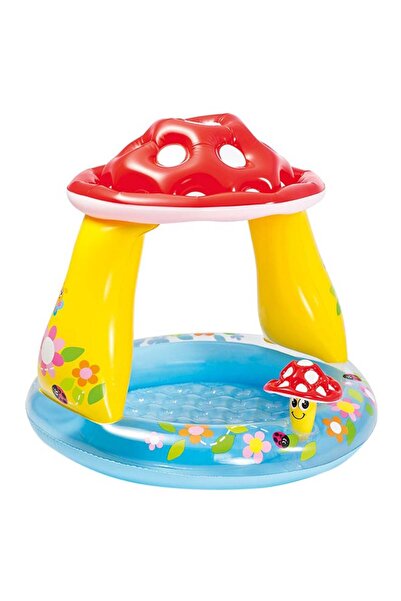 Intex Kids Pool Decorated with Mushroom Shapes 40x35 inches
