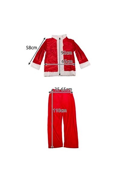 Selgot Costum de Moș Crăciun, set complet, 11 piese, mărime universală