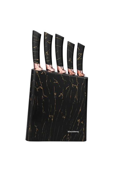 Other SET DE 5 CUȚITE DE BUCĂTĂRIE ÎN BLOC KLAUSBERG KB-7768
