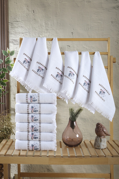 Pamira 12 τεμάχια 40x70 Πετσέτες με κρόσσια για γάμο, σχολείο, πάρτι, προσκλητήριο