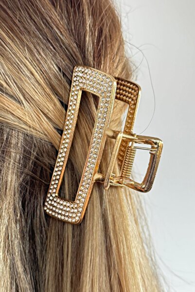 TAKIŞTIR Cataramă metalică cu detaliu de piatră de culoare aurie