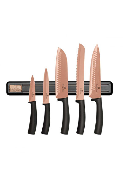 Other SET DE 5 CUȚITE DE BUCĂTĂRIE CU LAMĂ BERLINGER HAUS BH-2614 AUR ROZ