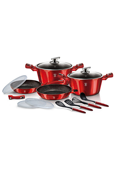 Other SET DE OALE ȘI TIGĂȚI BERLINGER HAUS BH-7057 BURGUNDY