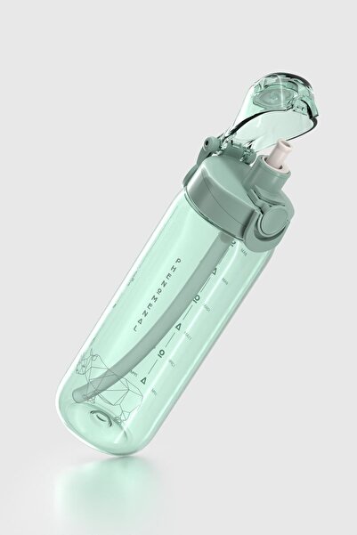 Renga Wave Duplo 630 ml Tritan Water Bottle with Optional Straw 912176 Green