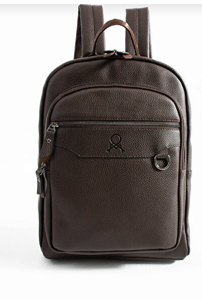 eflanmoda حقيبة ظهر للجنسين من الجلد الصناعي عالي الجودة من ميجا