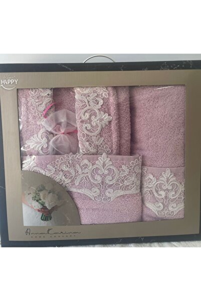 Anna Karina 3 PARÇA BORNAZ SETİ PUDRA