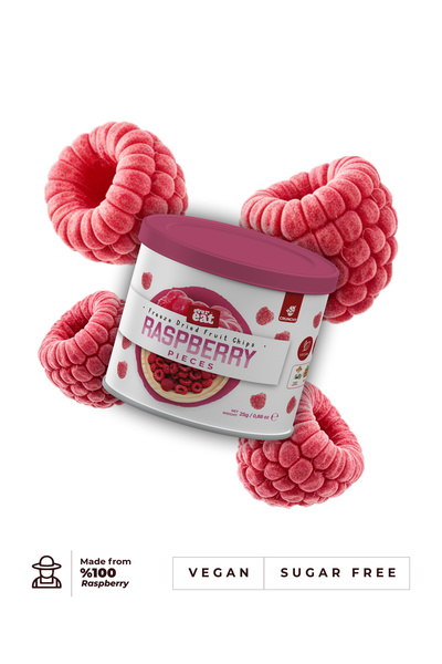 EverEat Dondurularak Kurutulmuş Frambuaz Taneleri - Sağlıklı Atıştırmalık, Fr...