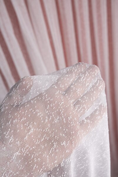 Hiedra Home Collection Lumina Toz Tutmayan Tül Perde , Ağır Gramajlı Ütü Gere...