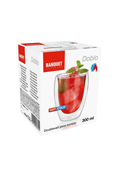 Other 300ml DOUBLE-WALLED THERMAL GLASS FOR COFFEE AND DRINKS