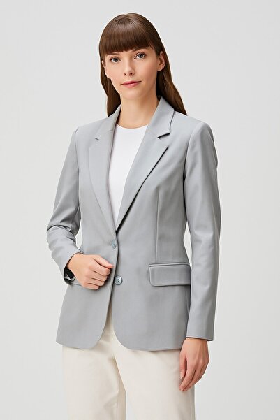 HAKKE Regular Lined Woven Blazer Jacket