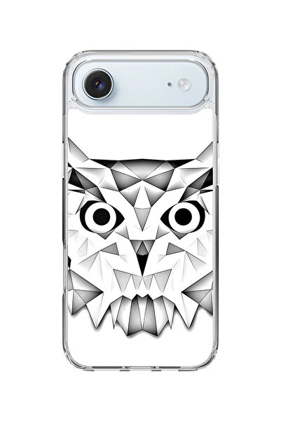 Stylizedd جراب MagSafe كلاسيكي شفاف لهاتف iPhone Air، جراب هجين ناعم مرن شفاف - بومة بولي