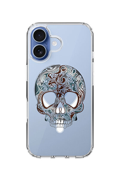 Stylizedd جراب MagSafe كلاسيكي شفاف لهاتف iPhone 17، غطاء شفاف ناعم هجين - وش...