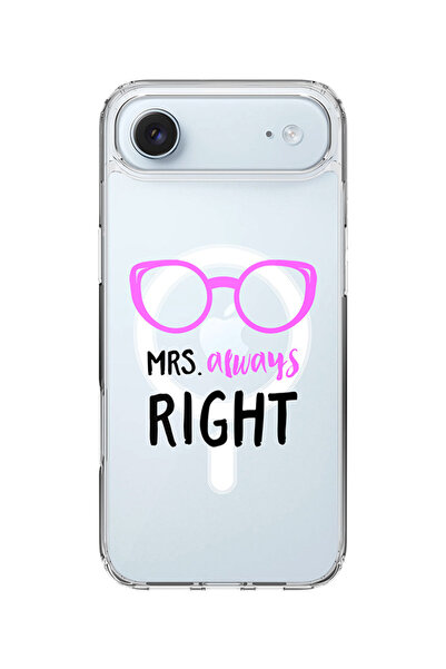 Stylizedd جراب MagSafe كلاسيكي شفاف لهاتف iPhone Air، غطاء شفاف ناعم هجين - ا...