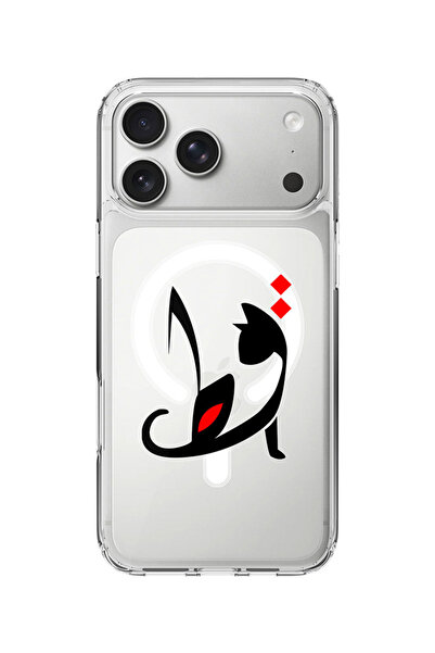 Stylizedd جراب MagSafe كلاسيكي شفاف لهاتف iPhone 17 Pro Max، جراب هجين ناعم م...