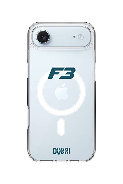 Stylizedd جراب MagSafe كلاسيكي شفاف لهاتف iPhone Air، غطاء شفاف ناعم هجين - F...