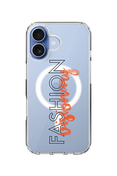 Stylizedd جراب MagSafe كلاسيكي شفاف لهاتف iPhone 17، غطاء شفاف ناعم هجين - Fa...