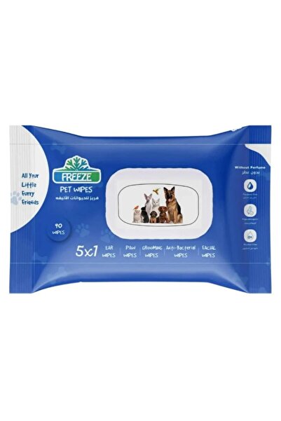Freeze فريز مناديل مبللة للعناية بالقطط و الكلاب 90 منديل