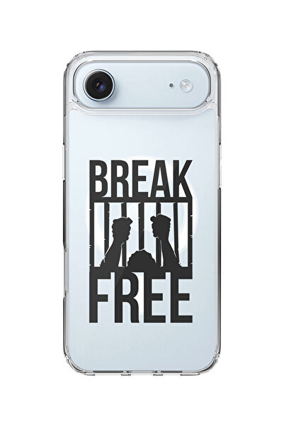 Stylizedd جراب MagSafe كلاسيكي شفاف لهاتف iPhone Air، غطاء شفاف ناعم هجين - B...