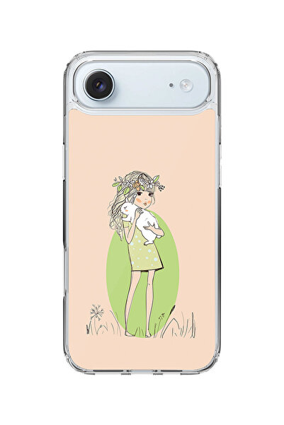 Stylizedd جراب MagSafe كلاسيكي شفاف لهاتف iPhone Air، غطاء شفاف ناعم هجين - B...