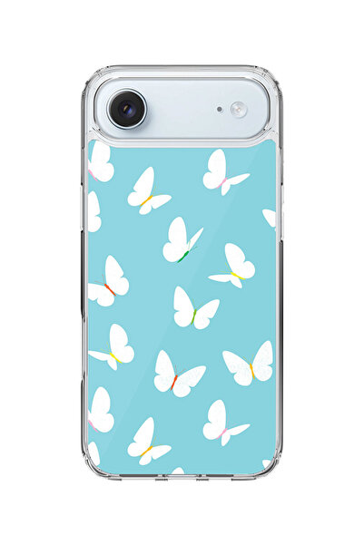 Stylizedd جراب MagSafe كلاسيكي شفاف لهاتف iPhone Air، غطاء شفاف هجين - فراشة ...