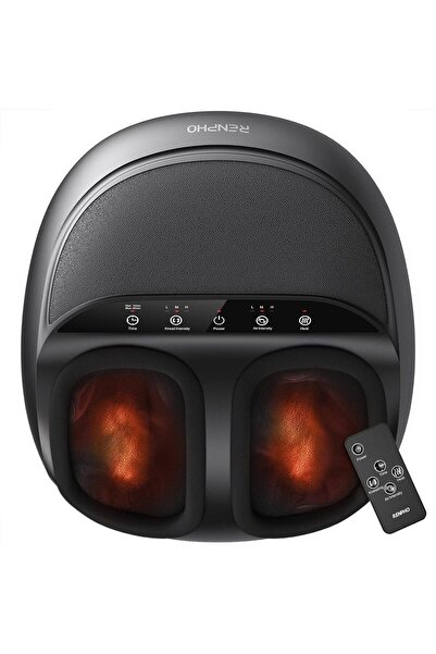 RENPHO جهاز تدليك القدمين بالحرارة، تدليك شياتسو عميق للقدمين، ضغط، ما كهربائي