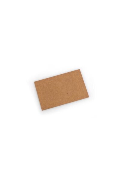 Orbak Kağıt Blank Business Card Kraft 8X5 cm 160 Pieces (0.19 kg)