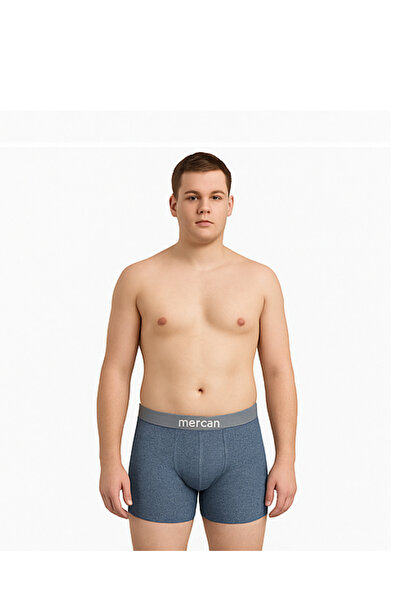 Mercan بوكسر رجالي من القطن الليكرا المطبوع بنقشة كارما