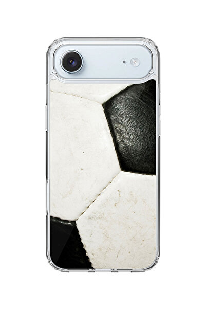 Stylizedd جراب MagSafe كلاسيكي شفاف لهاتف iPhone Air، غطاء شفاف هجين - كرة قدم