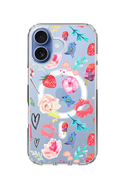 Stylizedd جراب MagSafe كلاسيكي شفاف لهاتف iPhone 17، غطاء شفاف ناعم هجين - Su...