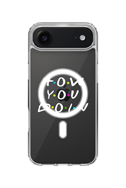 Stylizedd جراب MagSafe كلاسيكي شفاف لهاتف iPhone Air، غطاء شفاف ناعم هجين - ك...