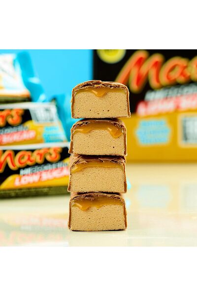 Mars مارس بار عالي البروتين بالكراميل المملح منخفض السكر 57gx12 Hi Protein Salted Caramel Bars
