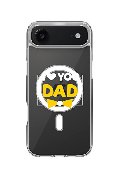 Stylizedd جراب MagSafe كلاسيكي شفاف لهاتف iPhone Air، غطاء شفاف ناعم هجين - أ...